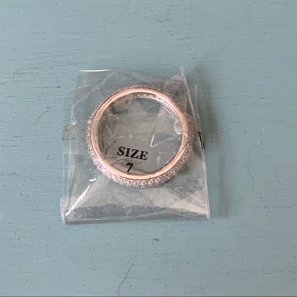 Sterling Silver Pave Crystal Ring - Picture 9 of 11